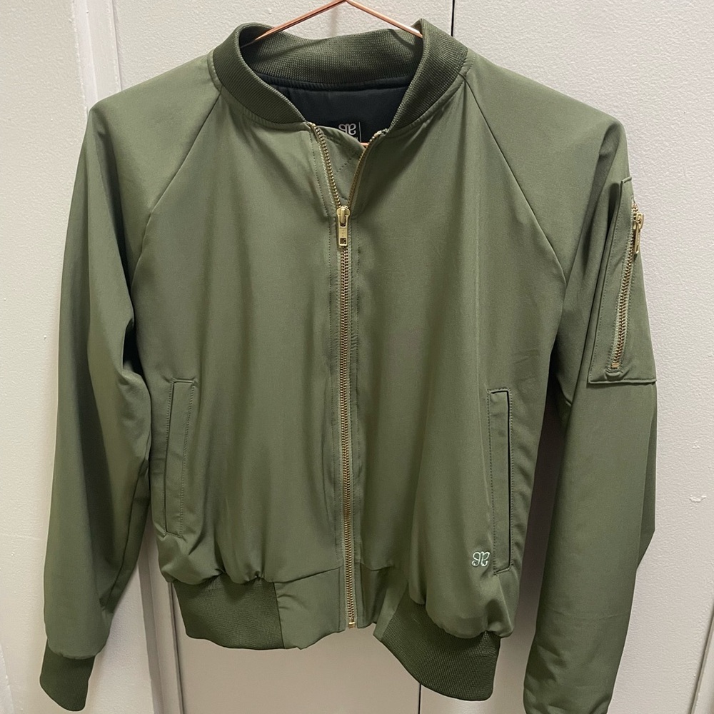 Albion Olive Green Bomber Jacket
